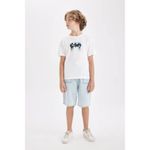 product_image_name-Defacto-Boy Crew Neck Regular Fit Short Sleeve T-Shirt - White-4