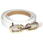 product_image_name-Generic-حزام جلد رفيع للنساء، ابزيم معدن لون ذهبي، جلد أبيض، 01202611006، 3 قطعة-2