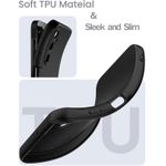 product_image_name-Generic-جراب حماية مصنوع من السيليكون السائل مع حماية كاملة للجسم وبطانة ناعمة من المايكروفايبر، تصميم مضاد للخدش والصدمات لموبايل سامسونج جالاكسي A53 شبكة الجيل الخامس 5G من EUAGVQY، لون أسود -5