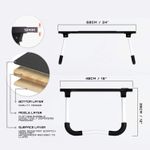 product_image_name-Generic-طاولة حضن قابلة للطي للحاسوب المحمول، طاولة عمل محمولة للاستخدام على السرير مع أرجل مانعة للانزلاق، للأطفال للكتابة والقراءة على الأريكة، باللون الأسود-6