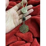 product_image_name-Generic-Arabic Medal Gemstone -Copper & Gold- Medal Elegant Key Chain-6
