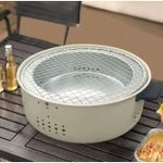 product_image_name-Generic-شواية الفحم، شواية باربكيو خالية من الدخان متعددة الاستخدامات صغيرة، مجموعة شواية فحم دائرية للتخييم في الهواء الطلق، مستخدمة للتجمعات العائلية وحفلات الشواء، هدايا عيد الربيع، ملحقات مطبخ للباربكيو-2