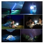 product_image_name-Generic-كشاف طوارئ ليد قابل للشحن بالكهرباء و الطاقة الشمسية و باور بانك - أزرق  (1Pcs)-5