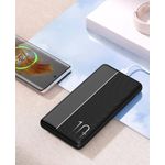 product_image_name-G Power-Wi-P032 منفذين USB-A وType-C PD مع ضوء LED وعمر بطارية طويل، بنك طاقة 10000mAh - أسود-5