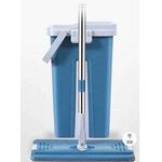 Generic Flat Mop 360 degree and 2 mop cloth - image 2