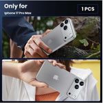 product_image_name-Generic-واقي عدسة الكاميرا لموبايل ايفون 17 برو ماكس، مع حلقة كاميرا من الزجاج المقوى بدرجة صلابة 9، لوحة معدنية مضادة للخدش حماية من السقوط، غطاء كاميرا صديق للحافظة، فضي -2