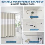 product_image_name-Generic-ستارة حمام مقاومة للماء والعفن – ستارة بانيو ودوش مضادة للبكتيريا  180 * 200 سم-4