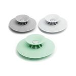 Generic Shower Drain Stopper - 3 Pcs