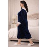 product_image_name-Generic-كافتان مخملي بمقاس كبير مع دانتيل – هايدي مخملي مقاس كبير-4