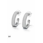 product_image_name-3Diamonds-حلق هاف هوب مرصع زركون لامع مطلي بلاتين وروديوم ستايل شيك وعملي للبس اليومي وللهدايا مناسب للبنات والستات وبيليق على كل اللوكهات-4