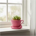 product_image_name-Generic-MZ Luxury Handmade Rope Tea Bag Holder with Saucer – Eco-Friendly Premium Tea Organizer Cup for Kitchen & Coffee Station, Pink-6