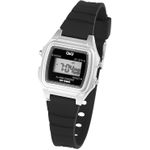 product_image_name-Q&Q-ساعة كيو آند كيو للرجال مع شاشة رقمية، حزام من الراتنج الأسود - LLA2J001Y-2