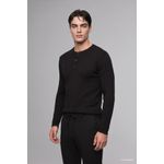Defacto Standard Fit Button-Front Basic Knit Pullover - image 2