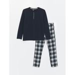 product_image_name-LC Waikiki-طقم بيجامة للرجال قياس قياسي من LC Waikiki-2