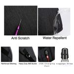 product_image_name-MEINAILI-Nylon Laptop Backpack With USB Charging Port - 15.6-inch - Black-7