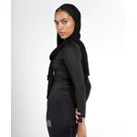 product_image_name-Beyond-Sportswear Women'S Black  Boat Neck Long Sleeve Top - Black-2