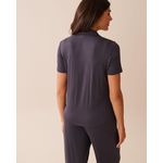 product_image_name-La Vie En Rose-Soft Jersey Short Sleeve Button-down Shirt-2