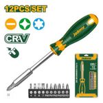 JADEVER مفك سنون يد كاوتش 12*1