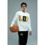 product_image_name-Defacto-Man Crew Neck Standart Fit Sweat Shirt - Ecru-2