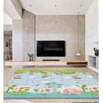 product_image_name-Generic-سجادة أطفال 5 طبقات قابلة للطي خامة إسفنجية عالية الجودة مقاومة للماء ومضاد للإنزلاق وصالحة للاستخدام على الوجهين ومناسبة للاطفال الاولاد والبنات ( متعددة الألوان - والأشكال ) (150 سم * 180 سم)-6