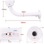 product_image_name-Generic-حامل تثبيت كاميرا المراقبة سي سي تي في، حامل تثبيت كاميرا المراقبة على الحائط عالمي ومناسب لتركيب أغطية كاميرات المراقبة الداخلية والخارجية من كومب سي سي تي في-2