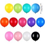 product_image_name-Generic-100 قطعة من البالونات بألوان قوس قزح مقاس 12 بوصة و13 لوناً للاحتفالات، بالونات لاتكس للحفلات، لتزيين الحفلات، مستلزمات أعياد الميلاد أو تزيين الأقواس، 2725611128926-2