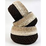 سلال تنظيم كروشية ريفية