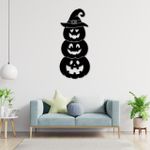 product_image_name-Generic-ديكور حائط هالووين - 3 قرع مكدس مع قبعة الساحرة - خشب MDF مقطوع بالليزر - أحجام متعددة-2