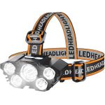 product_image_name-Generic-كشاف رأس 5 عدسات ليد ب 4 مراحل إضاءة مختلفة يعمل عن طريق الشحن-1