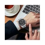 product_image_name-MINI FOCUS-ساعات كوارتز للرجال من الفولاذ المقاوم للصدأ، فضي واسود 0613-3