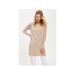 product_image_name-Defacto-Woman Regular Fit Long Sleeve Tunic - Beige-2