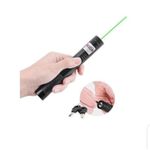 Laser 303  303 قلم ليزر أخضر 303 مع عدسة أمامية لتوزيع الضوء، مصنوع من الألومنيوم المتين، يحتوي على بطارية قابلة للشحن، والشاحن مرفق.