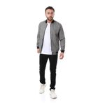 product_image_name-Andora-Linen Self Patterned Jacket - Grey-5