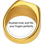 product_image_name-Fayrouz Jewelry-خواتم للرجال بتصميمات مربعة من الستانلس ستيل للرجال من فيروز جوليري ، خاتم إبهام خنصر للأب مجوهرات هدية له، خاتم رجالي للأولاد مقاس (12)-3