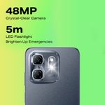 product_image_name-Infinix-Hot 50i (RAM: 6+6GB, ROM: 128GB ),6.7 inch, 120Hz IPS LCD Display, Processor: Mediatek Helio G81, 5000 mAhBattery, Android 14, Sleek Black-3