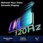 product_image_name-Infinix-Hot 50i (RAM: 6+6GB, ROM: 128GB ),6.7 inch, 120Hz IPS LCD Display, Processor: Mediatek Helio G81, 5000 mAhBattery, Android 14, Sleek Black-4