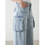 product_image_name-LC Waikiki-Wideleg Women's Cargo Jeans-3