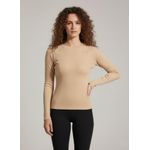 product_image_name-ATTRACT-Women’s Basic Slim Fit Ribbed Long Sleeve Top 95% Cotton 5% Lycra – Cafe-1