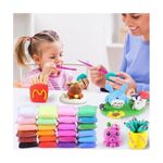 product_image_name-Generic-طقم طين فوم ملوّن غير سام بـ 12 لون مختلف مع 3 أدوات (2 قطعة لكل لون) - عبوة مكونة من 24 قطعة-3