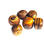 product_image_name-Generic-Loose Natural real natural Tiger eye drilled gemstone un sorted shape 2-3g suitable for all uses-1