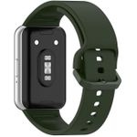product_image_name-Generic-سوار ساعة رياضي بديل من السيليكون الناعم من( اكس تيك) متوافق مع Samsung Galaxy Watch Fit 3 ، حزام سريع الفك والتركيب مقاوم للتعرق للرجال والنساء _ أخضر-1