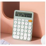product_image_name-Deli- Cute Calculator Desktop Big Buttons Small Simple Handheld Calculator Basic with 12 Digit Large LCD Display Girls Aesthetic Calculator for Women Standard Calculator for School Home Office(green)-1