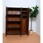 product_image_name-Generic-دولاب خشب تخزين ملابس  - بني-2