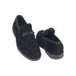 product_image_name-Step Yasser-حذاء رجالى فلات جلد طبيعى بوجه مثقب-1