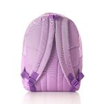 Activ Solid Zipper Backpack With Front Pocket - Purple - image 3