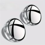 product_image_name-Generic-مرايا النقطة العمياء للسيارات - مرآة رؤية خلفية محدبة مقاومة للماء وقابلة للدوران 360 درجة للسيارات العالمية - (غطاء محرك السيارة والبكرة - قطعتان)-3