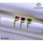 product_image_name-3Diamonds-خاتم 3 دايموندز للنساء، مطلي بالذهب، عالي الجودة مع زركون-1