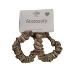 Sold Satin Hair Scrunchie - Beige