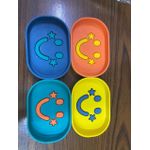 product_image_name-Generic-smile Shape Soap Dish 4 pcs-2