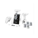 Bosch مفرمة لحم كهربائية MFW3850B - 1800 وات - باللون الأسود والأبيض